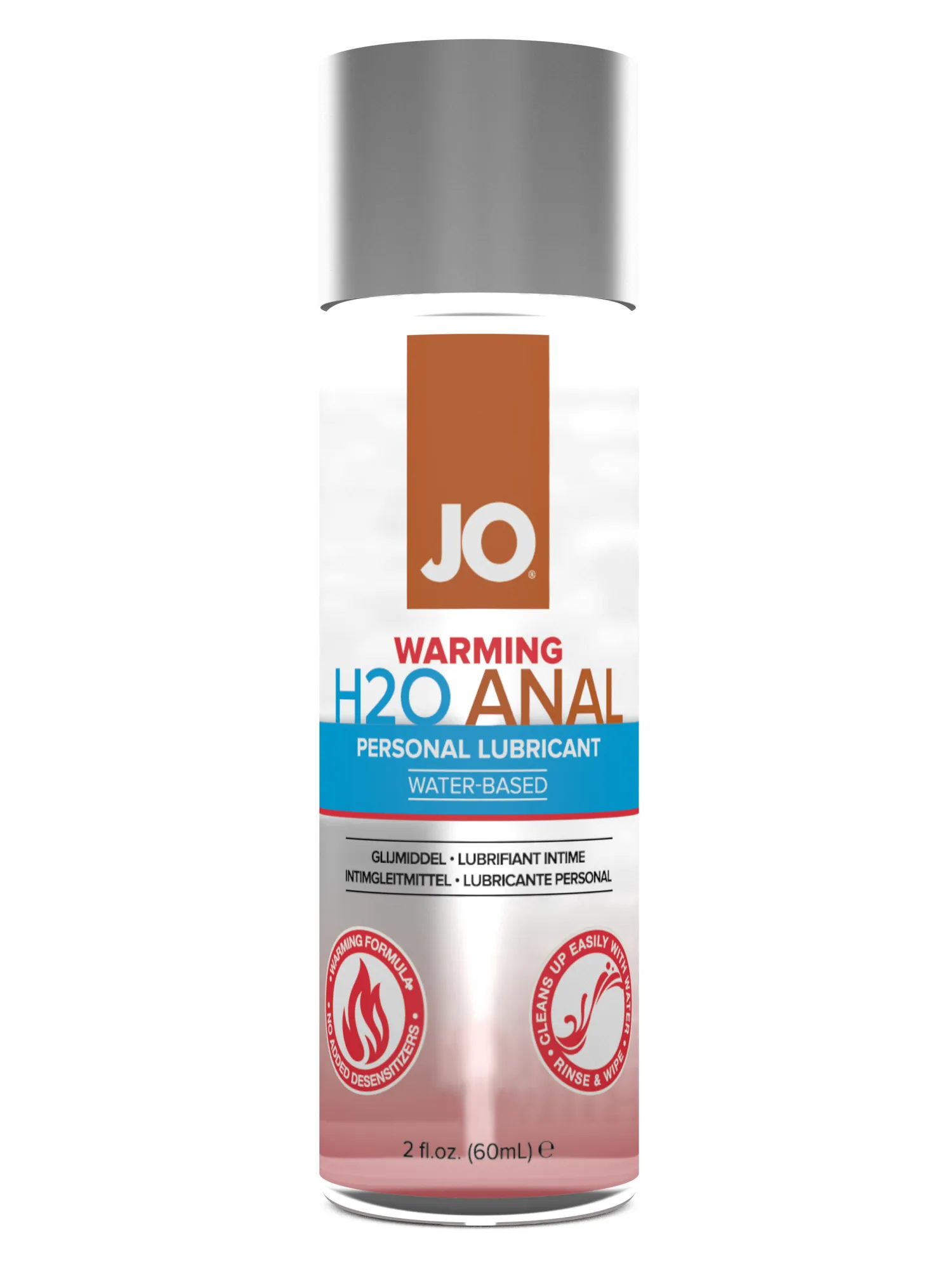 Анальный согревающий гель на водной основе / JO Anal H2O Warming 2 oz - 60 мл.