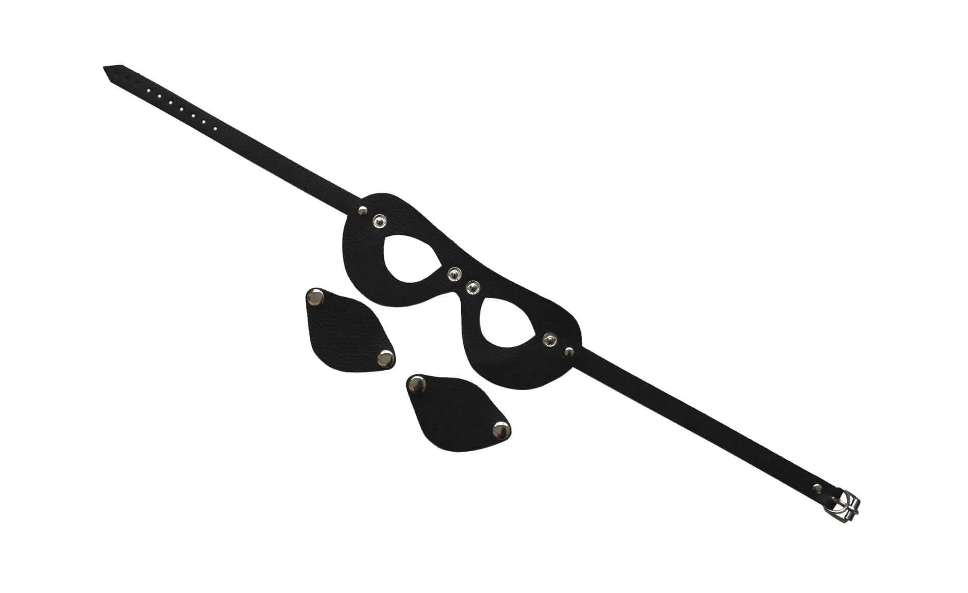 очки-шоры pinkrabbit кожаные, черные в Симферополе