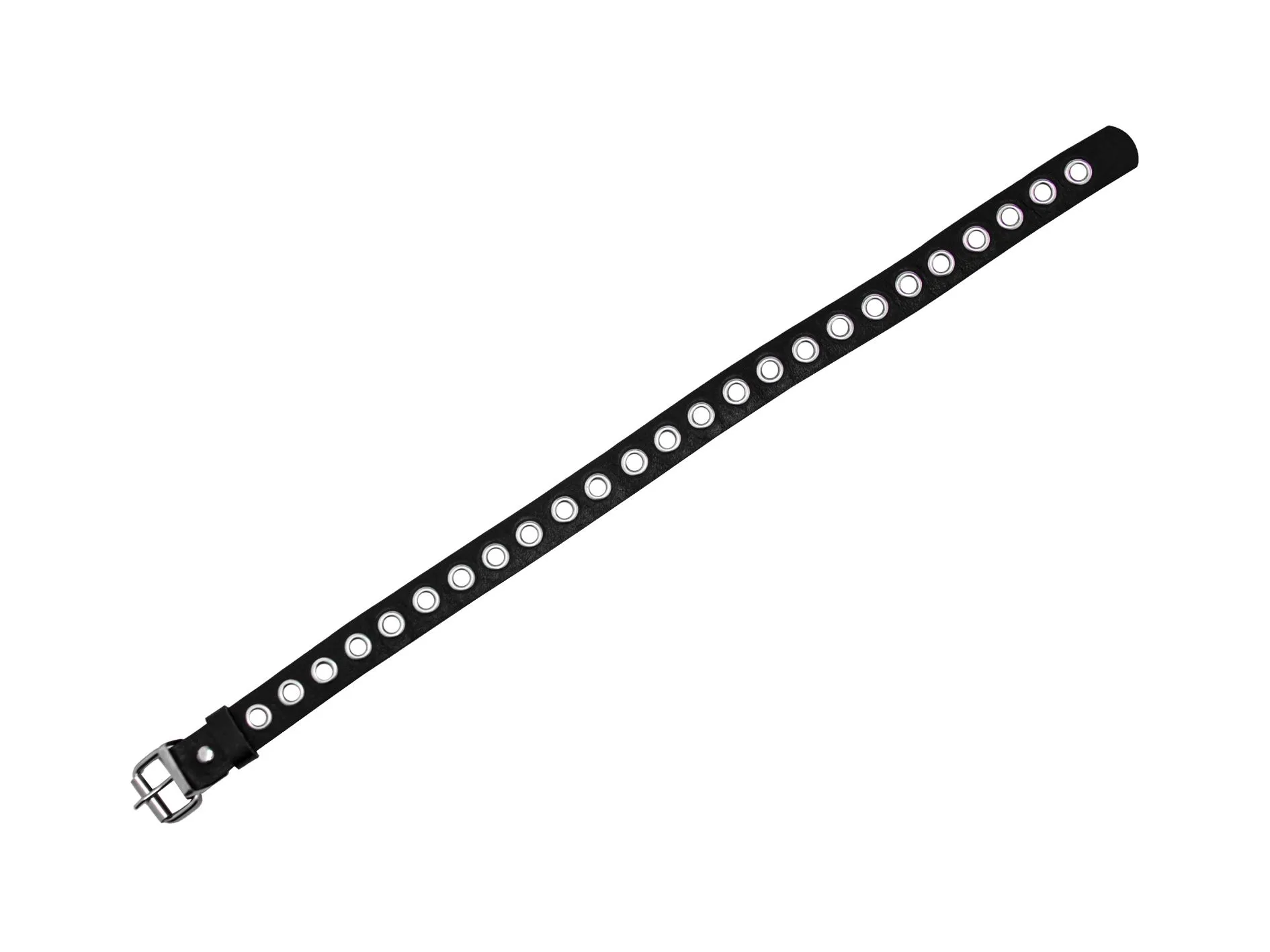 ошейник pinkrabbit с люверсами, чёрный в Симферополе