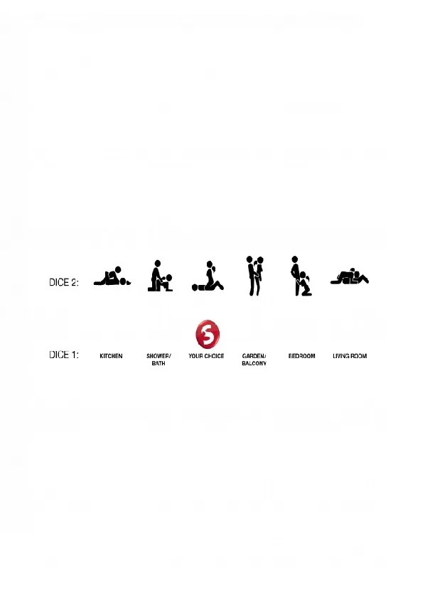 Игральные кубики Sexy Dice