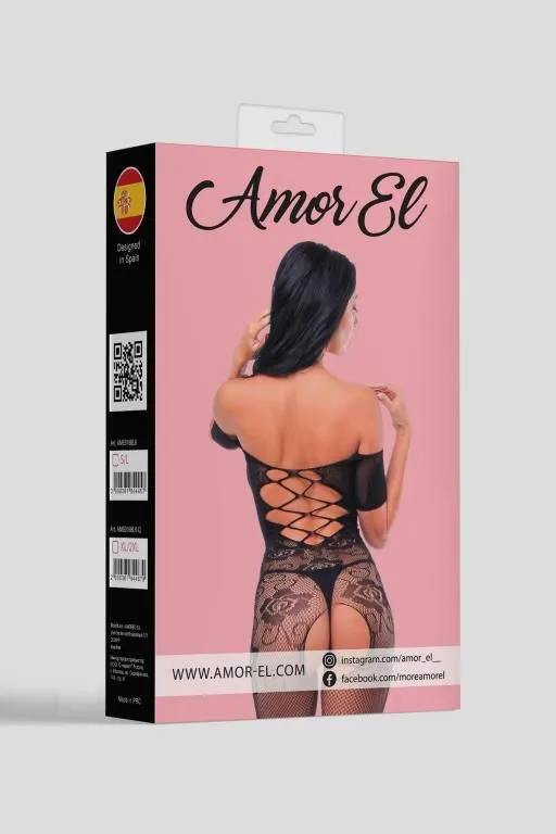 Эротическое кетсьюит (боди-комбинезон) cristina s/l черный в Симферополе