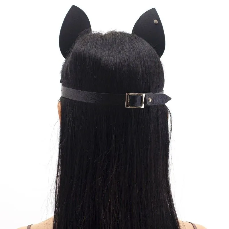 маска кошки со стразами pinkrabbit , чёрная в Симферополе