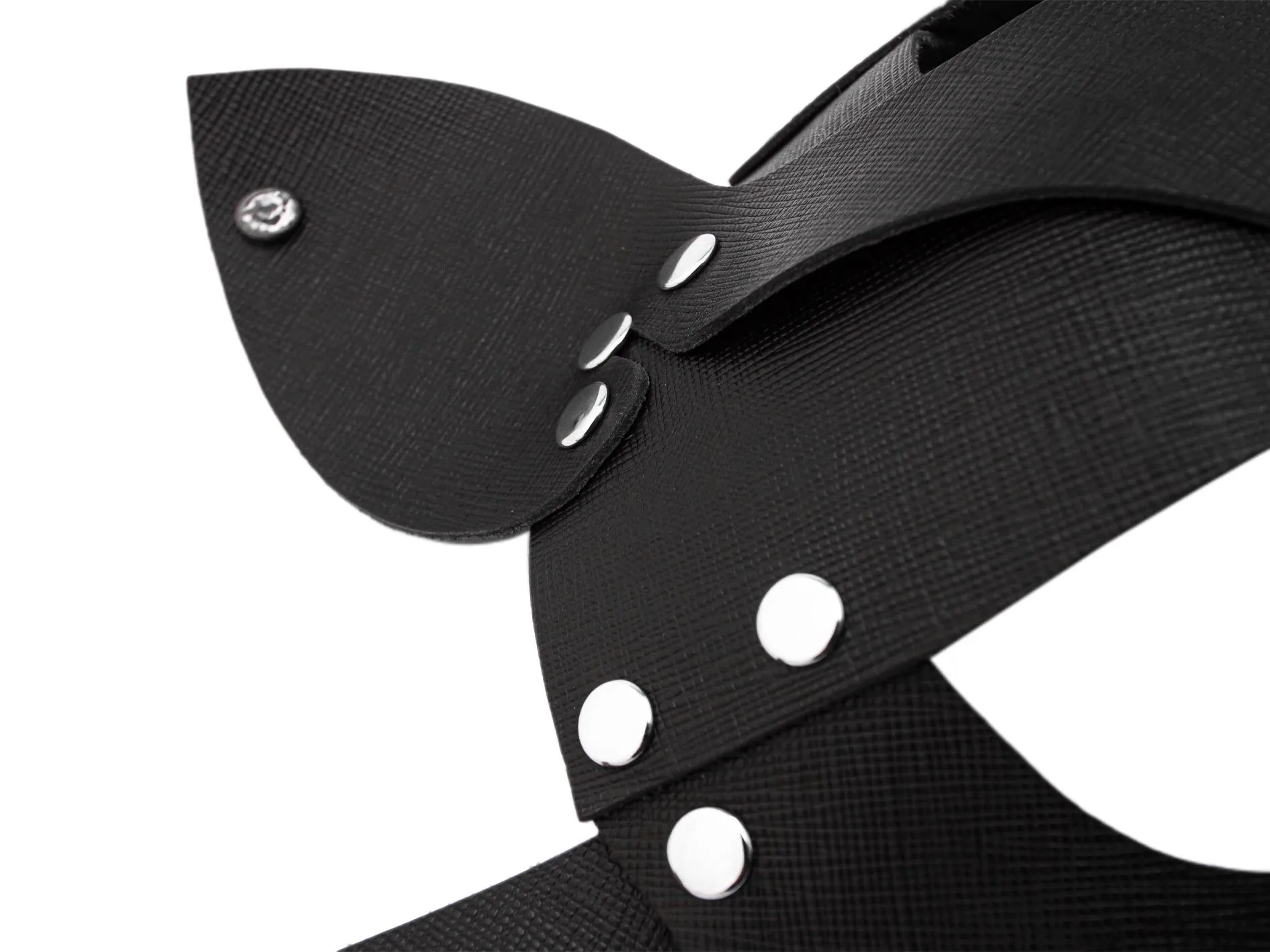 маска кошки с сережкой pinkrabbit , чёрная в Симферополе