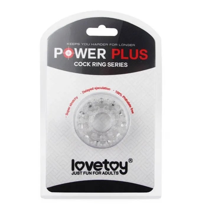 эрекционное кольцо lovetoy power plus 1433, прозрачное в Симферополе