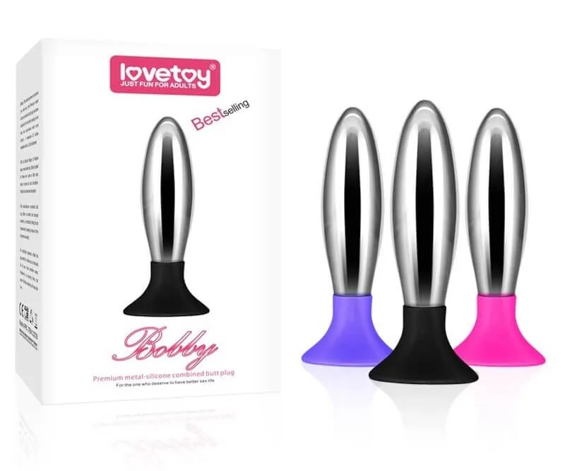 анальная пробка lovetoy bobby, розовая в Симферополе