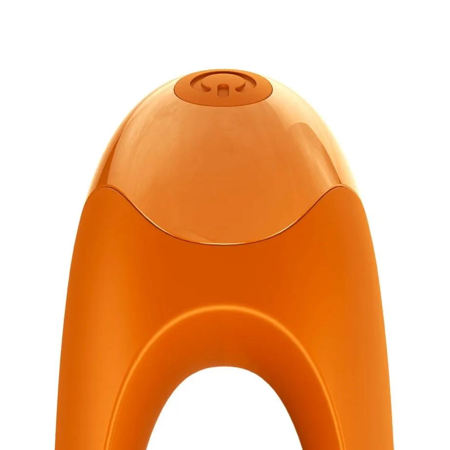 мини-вибратор на палец satisfyer candy cane, оранжевый в Симферополе