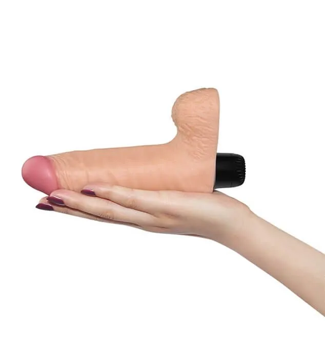 вибратор с мошонкой lovetoy real feel realistic, телесный в Симферополе