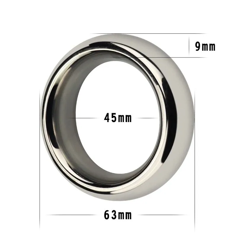 кольцо lovetoy metal silver cockring 4,5 см, металлическое в Симферополе