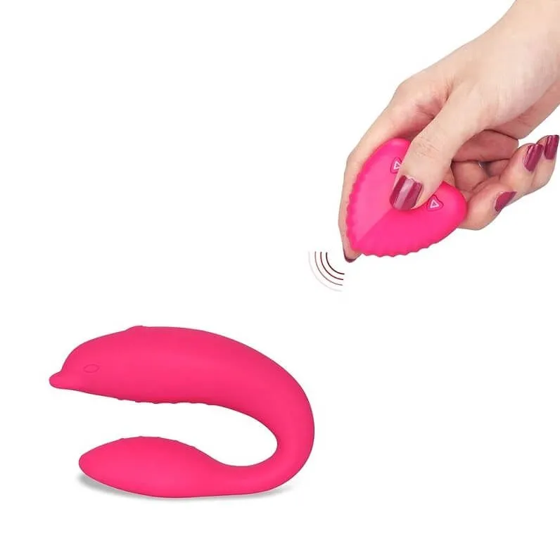 вибратор для пар lovetoy toyz4partner с пультом, розовый в Симферополе