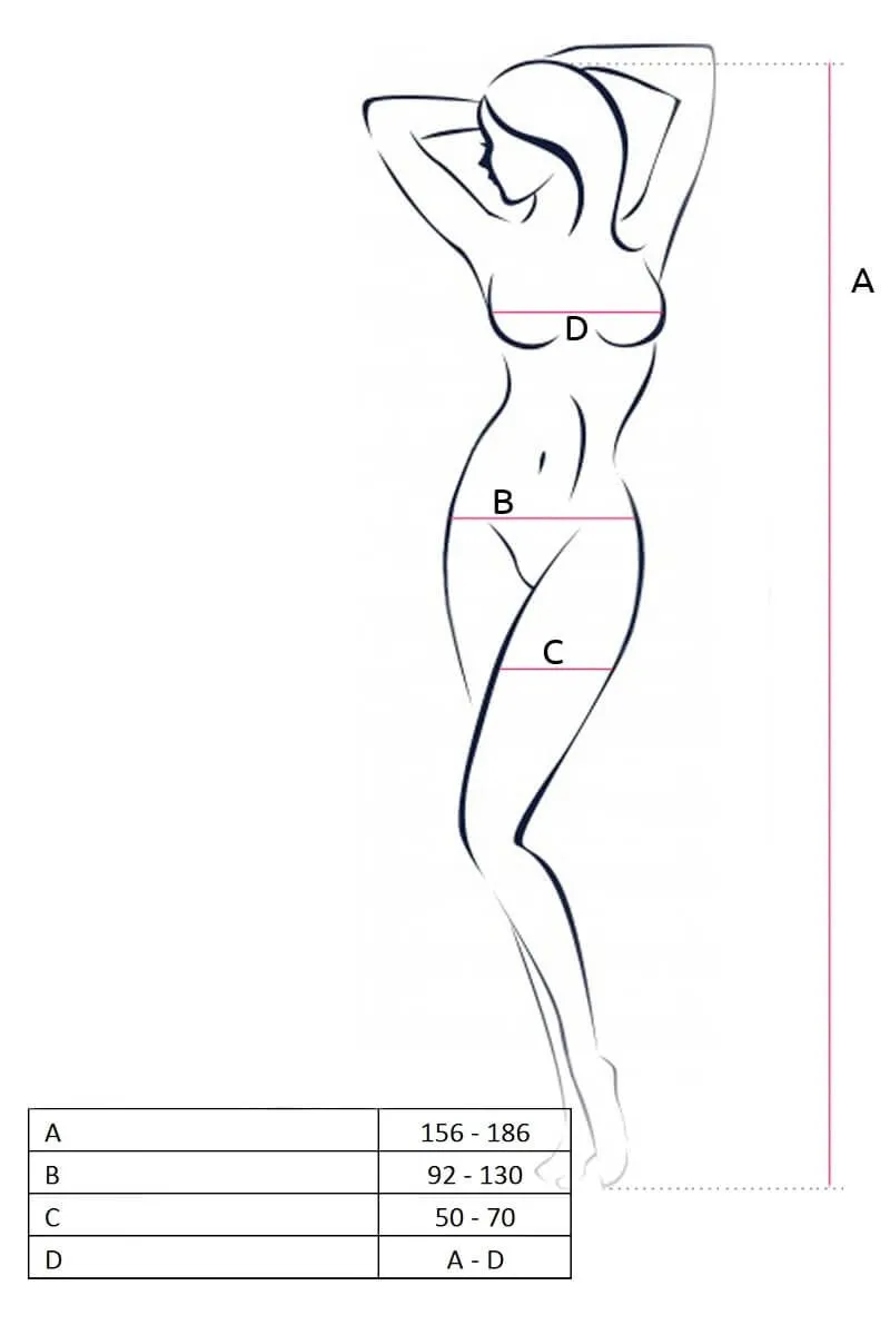 Эротическое комбинезон-сетка lapin rose melanie черный в Симферополе