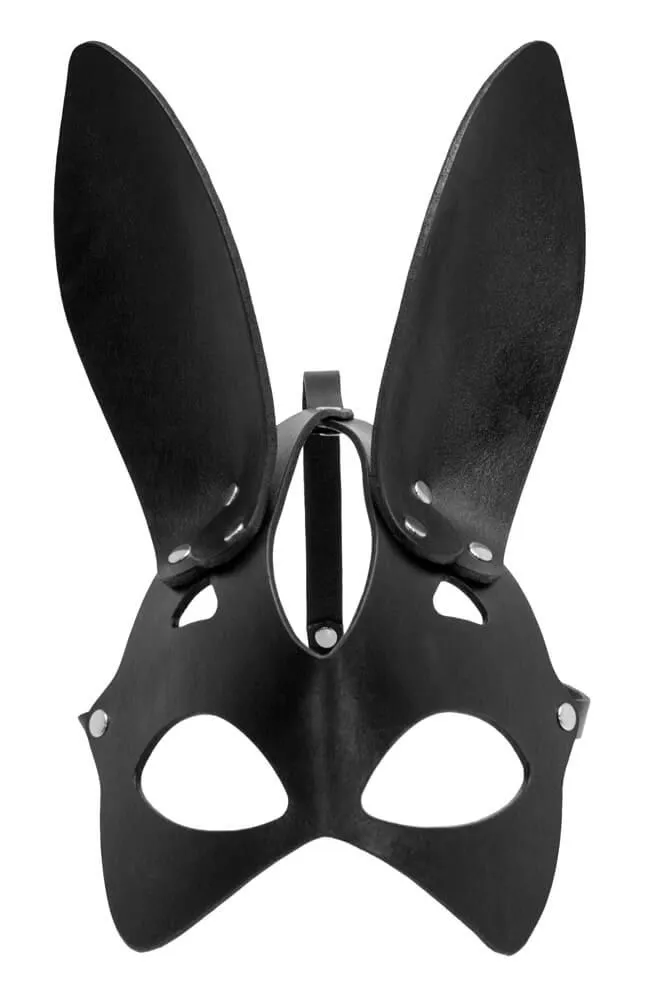 маска зайца кожаная, черная в Симферополе