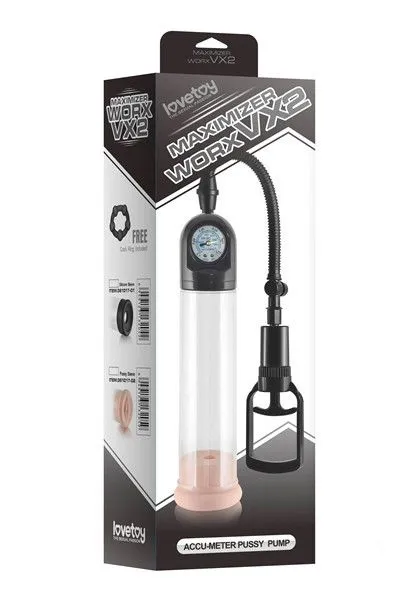 вакуумная помпа lovetoy maximizer worx vx2 pussy pump, прозрачная в Симферополе