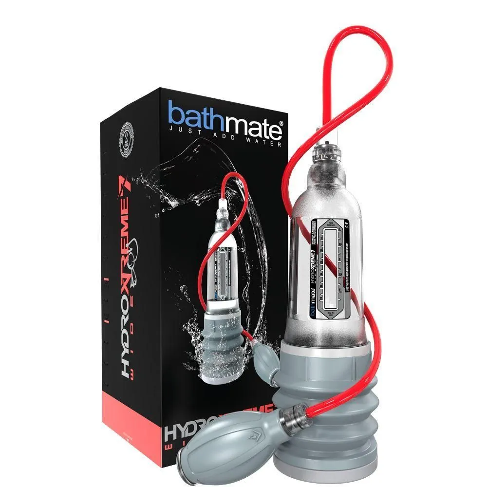гидропомпа bathmate hydroxtreme7 x30 wide boy, прозрачная в Симферополе