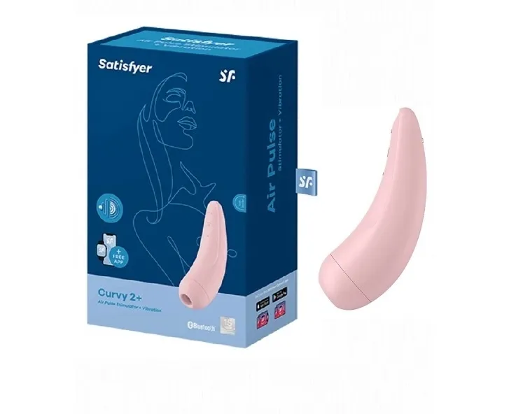 вакуумный массажер с вибрацией satisfyer curvy 2 plus pink 001852sa в Симферополе