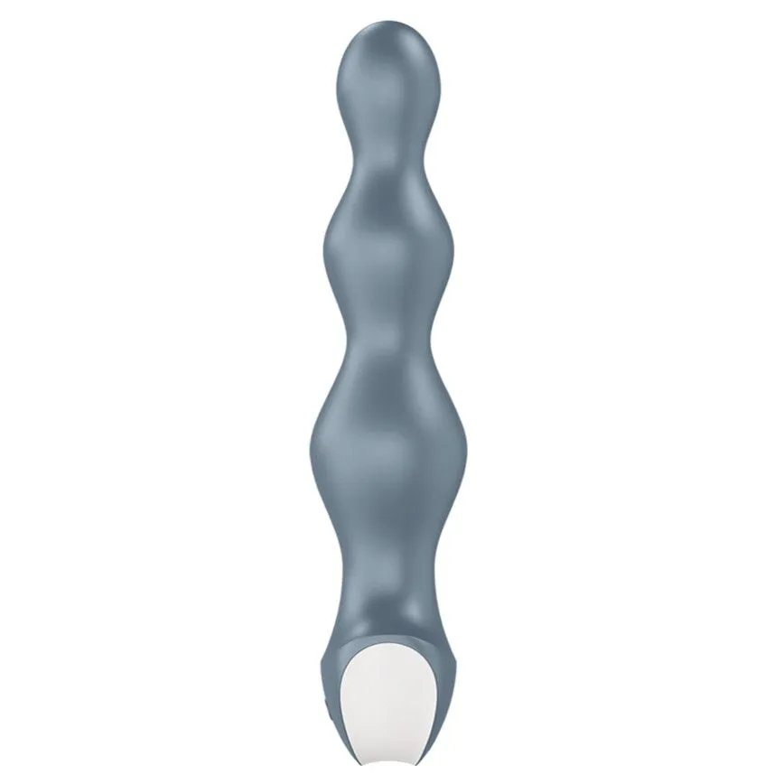 пробка анальная с вибрацией satisfyer lolli plug 2, голубая в Симферополе