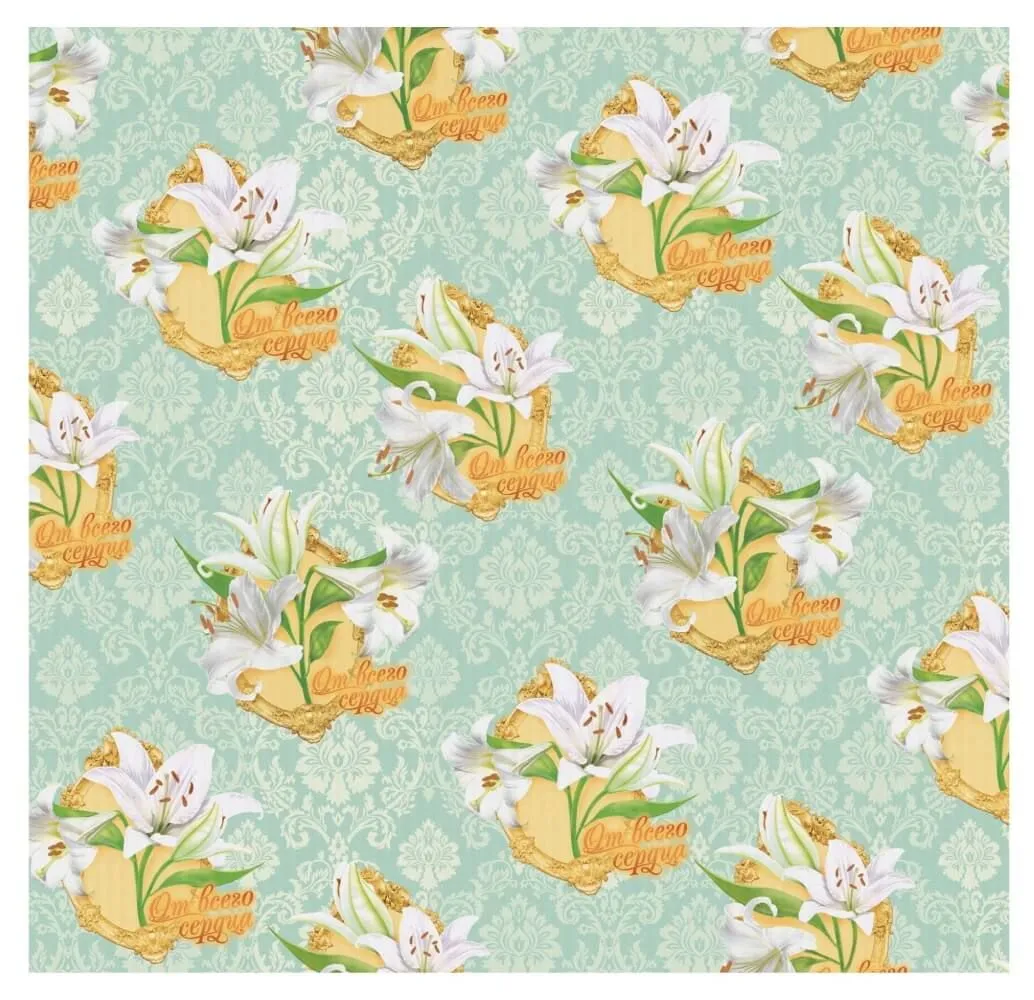 набор для упаковки подарка сима ленд нежная лилия, с аромабумагой в Симферополе