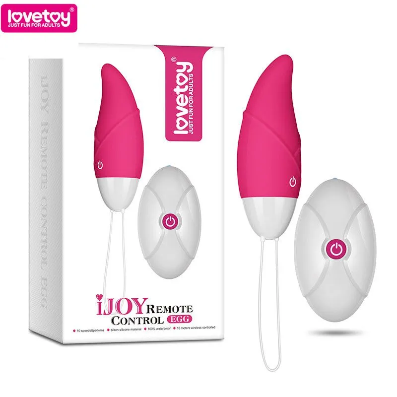 виброяйцо lovetoy ijoy remote control egg, розовое в Симферополе