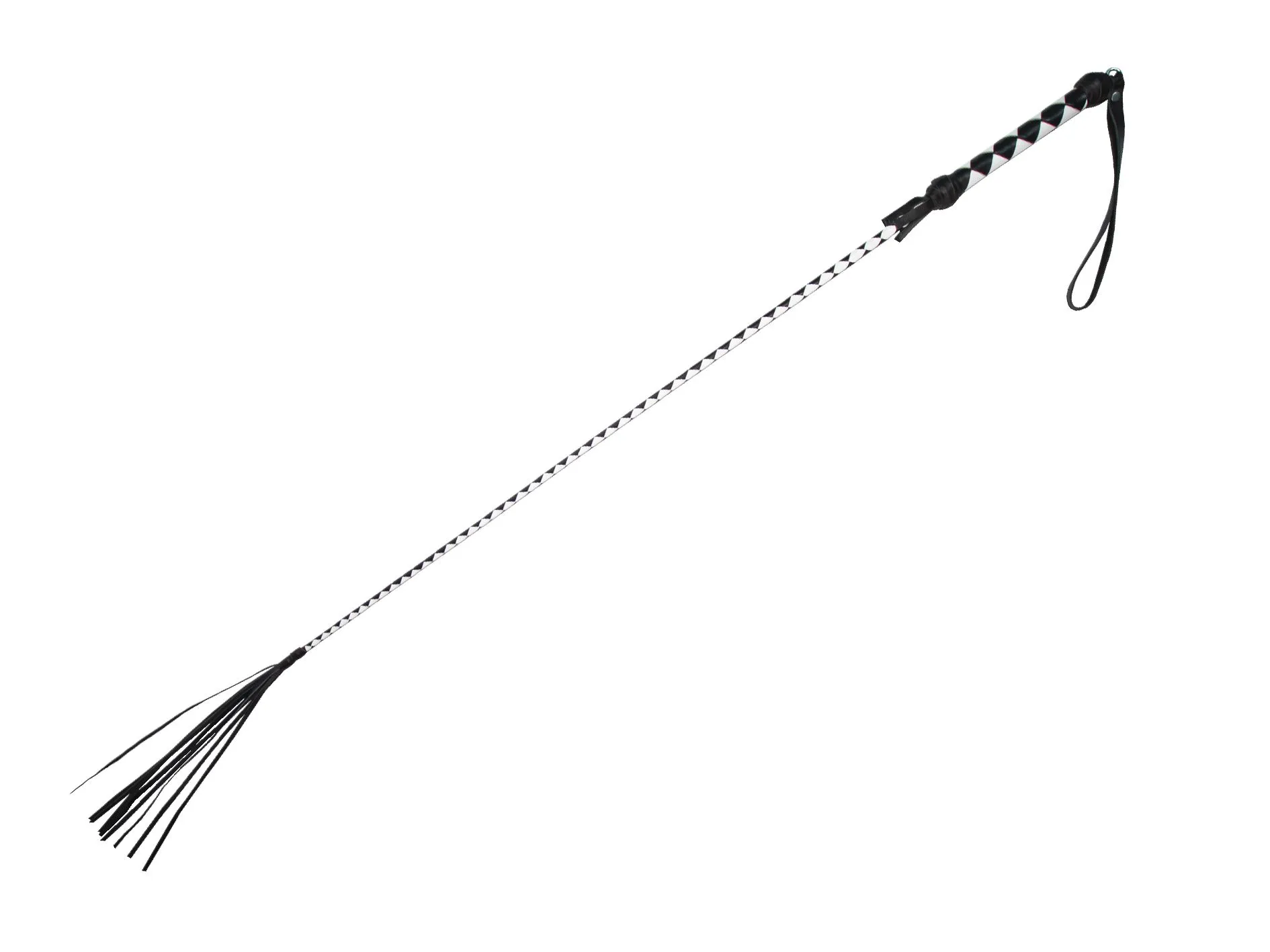 Стек плетеный Подиум черно-белый