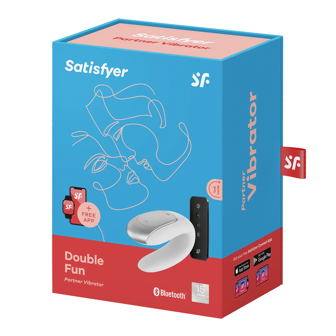виброcтимулятор satisfyer double fun connect app white 002453sa в Симферополе