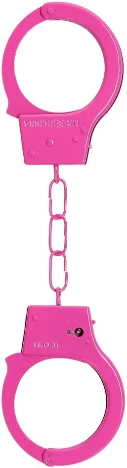 наручники металлические beginner's handcuffs, розовые в Симферополе