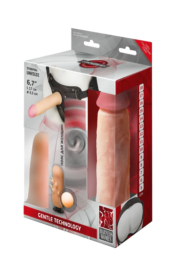 фаллоимитатор неоскин с поясом harness 837703ru в Симферополе