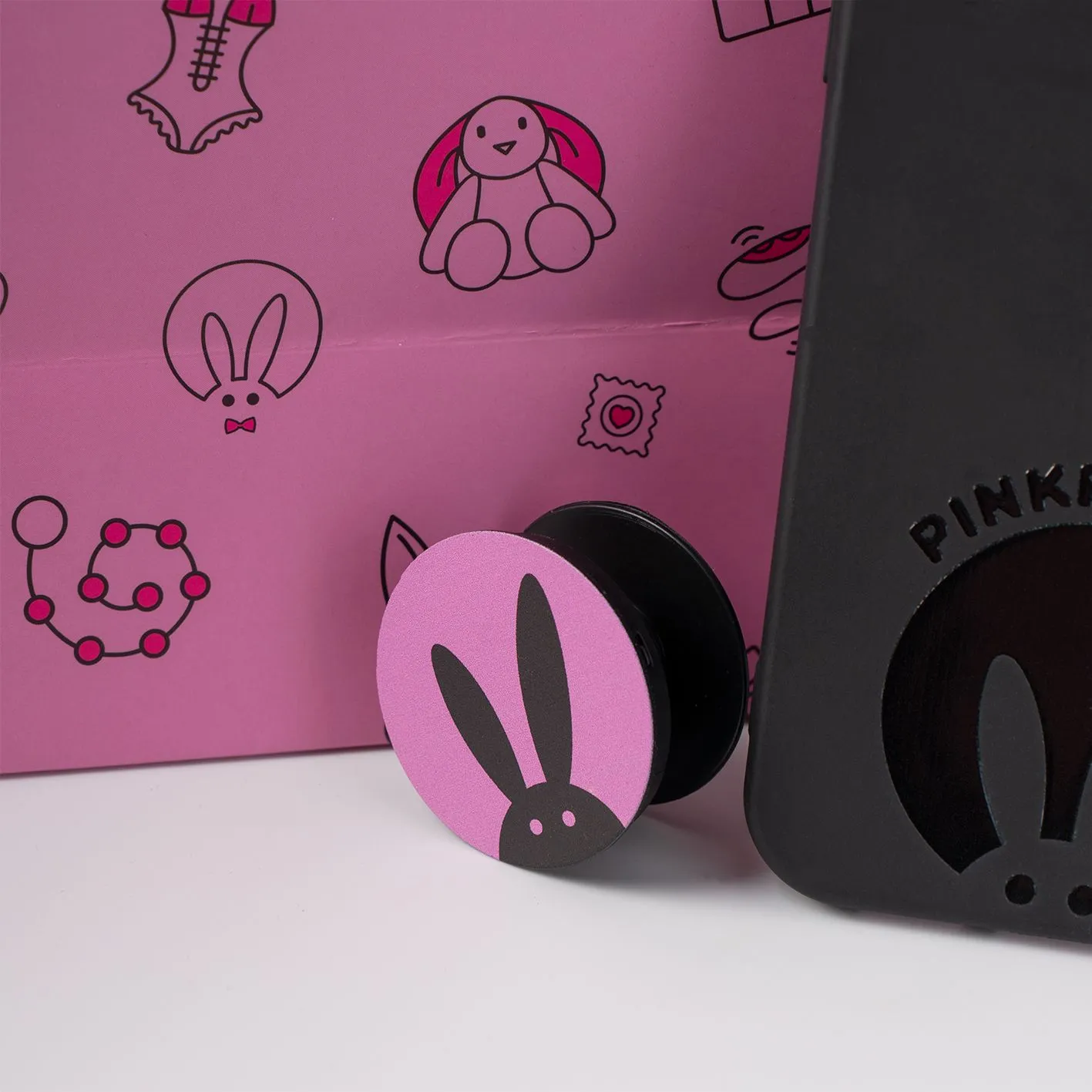 попсокет pinkrabbit с логотипом рк в Симферополе