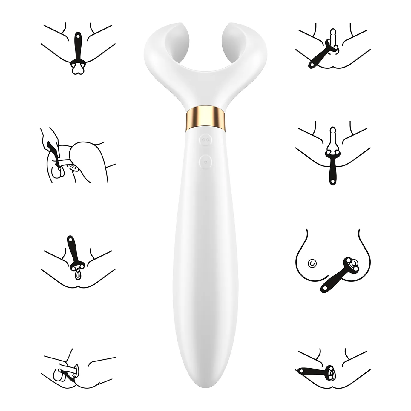 вибромассажер для пары satisfyer endless fun white 001043sa в Симферополе