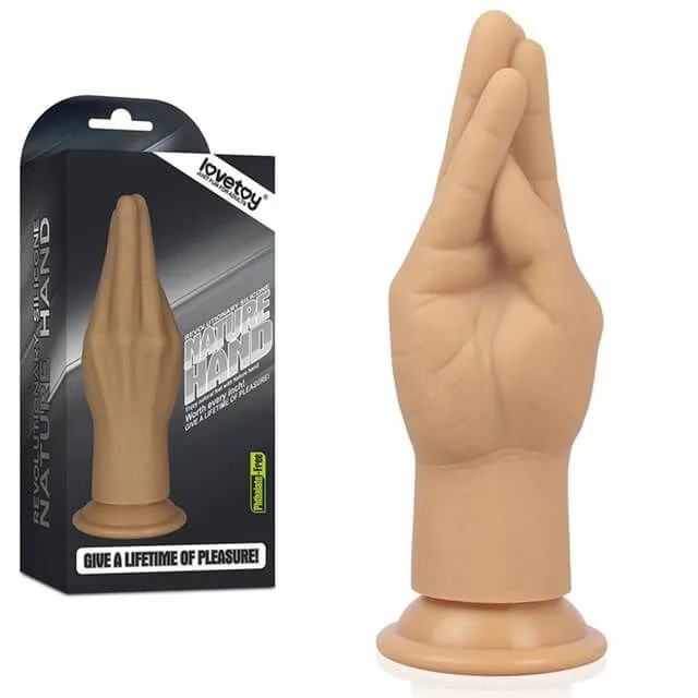 рука для фистинга lovetoy lovetoy silicone nature hand, телесная в Симферополе