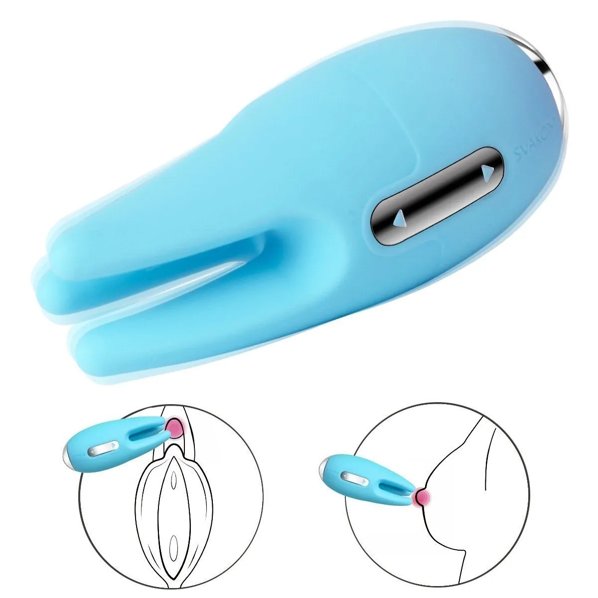 универсальный массажер svakom cookie, голубой в Симферополе