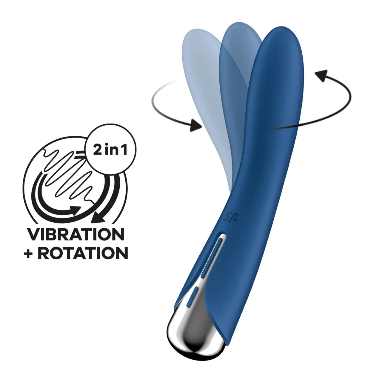 вибромассажер spinning vibe 1 (blue) в Симферополе