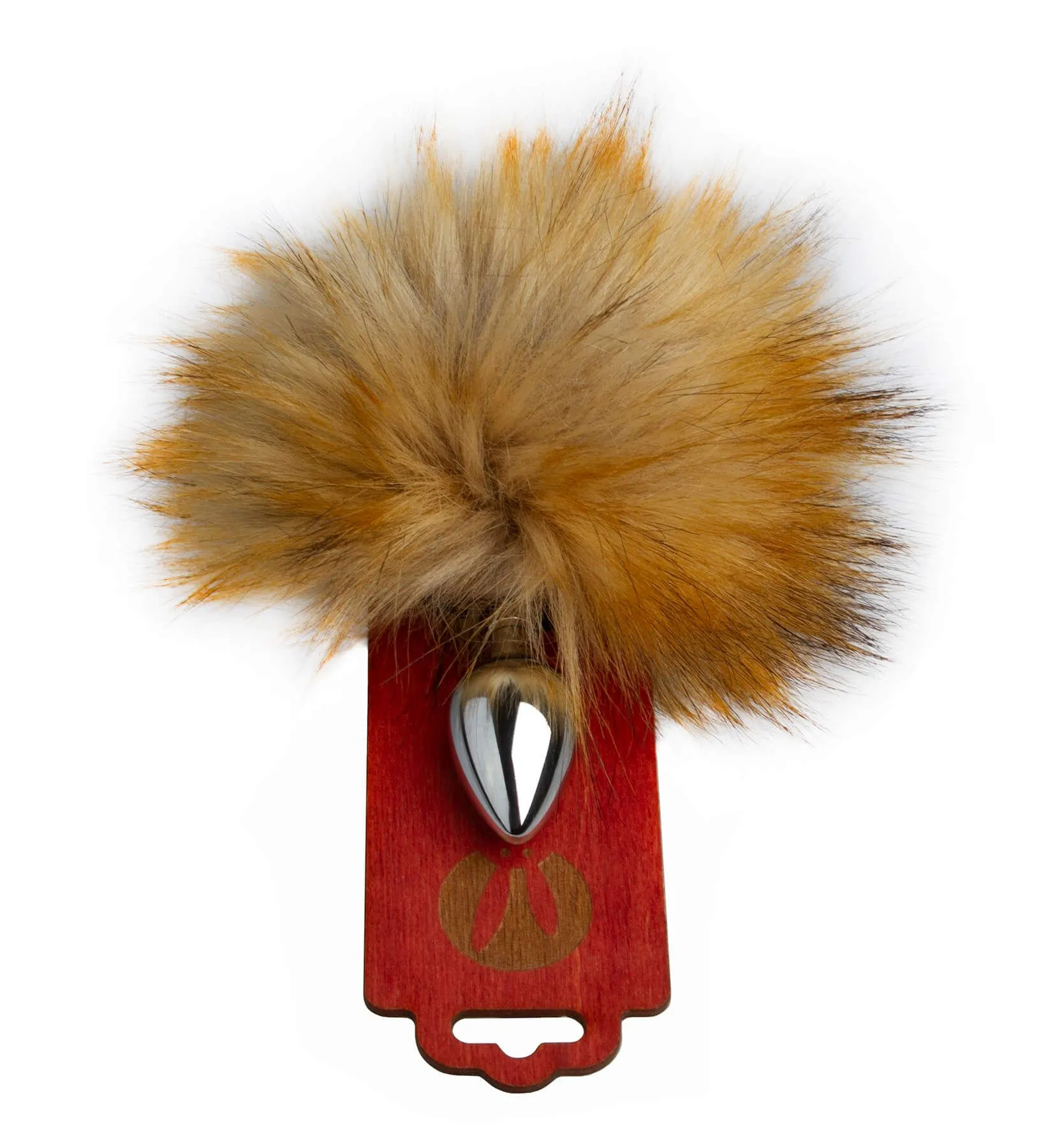 Анальная пробка PinkRabbit с хвостом кролика, коричневая