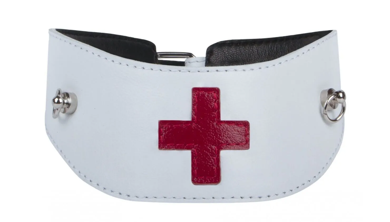 ошейник fire horse с красным крестом, белый в Симферополе