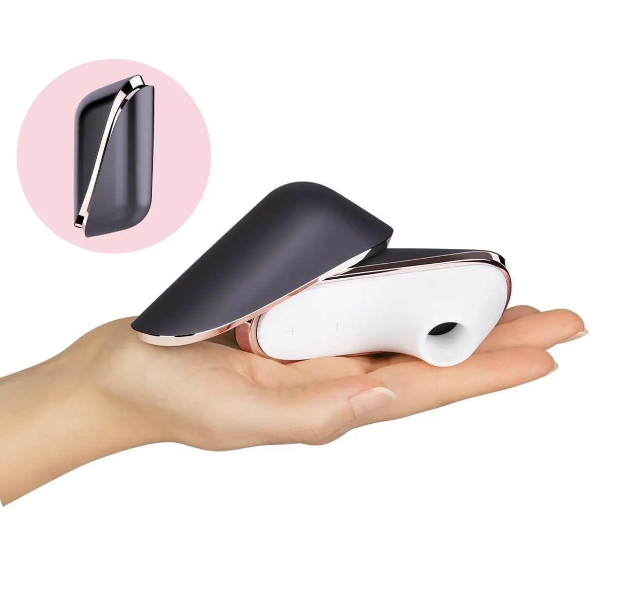 клиторальный стимулятор satisfyer pro traveler, черный в Симферополе