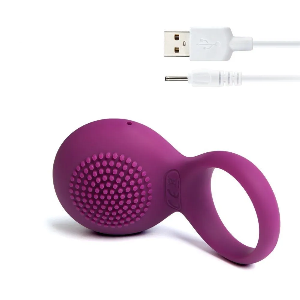 виброкольцо со стимулятором svakom tyler, фиолетовое в Симферополе