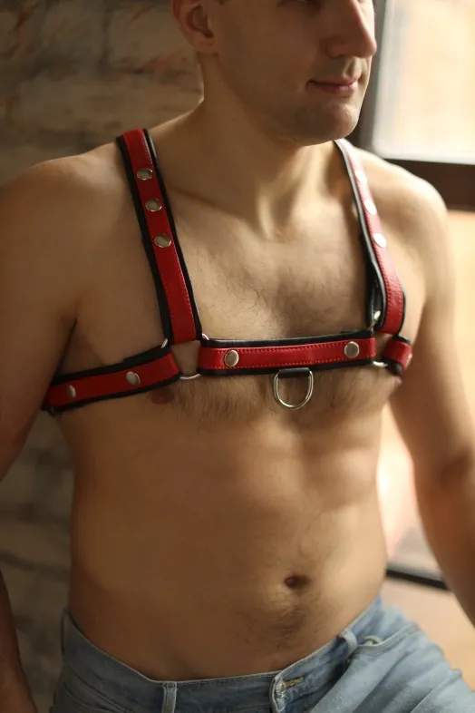 портупея мужская black-red 400-18ars в Симферополе