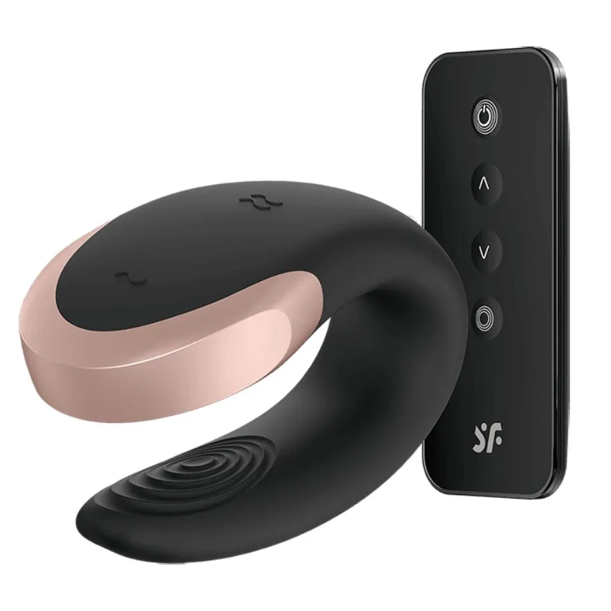 Вибратор для пар Satisfyer Double Love, черный