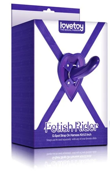 страпон lovetoy fetish rider g-spot, фиолетовый в Симферополе