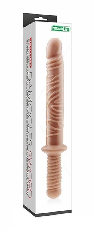 фаллоимитатор двойной lovetoy дамоклов меч, телесный в Симферополе