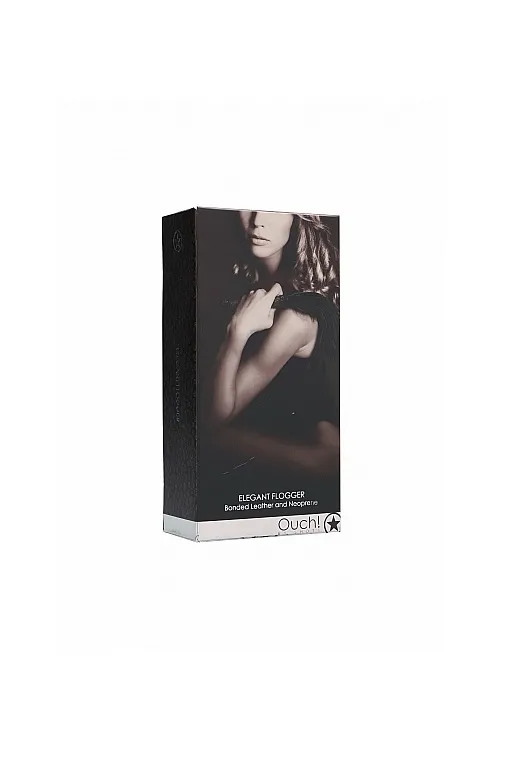 многохвостая гладкая плеть (флогер) elegant flogger в Симферополе