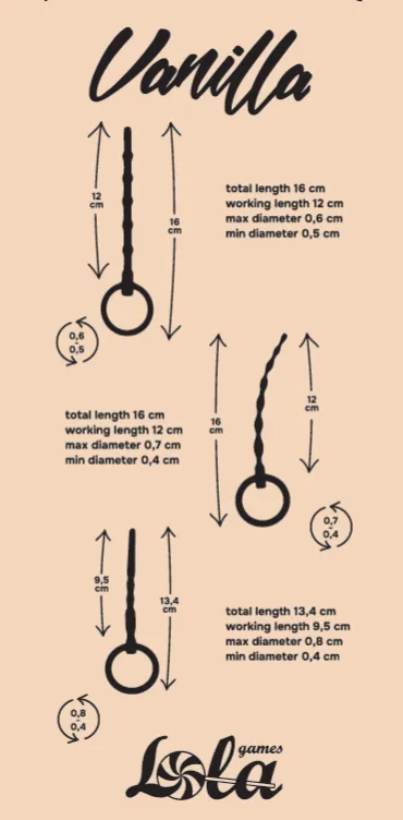 набор уретральных массажеров vanilla twist 1175-01lola в Симферополе