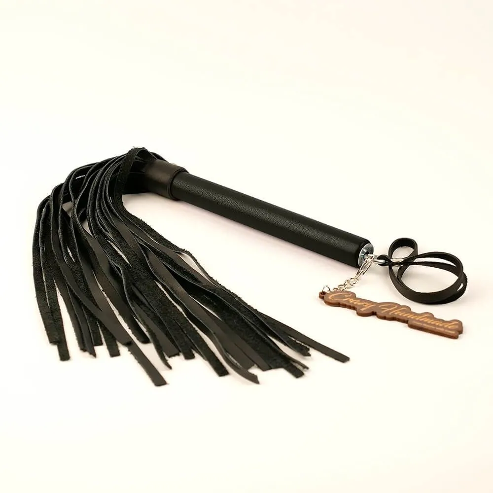 плеть pinkrabbit из натуральной кожи, с черной ручкой в Симферополе