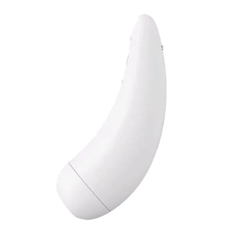 вакуум-волновой бесконтактный стимулятор клитора satisfyer curvy 2+, белый в Симферополе