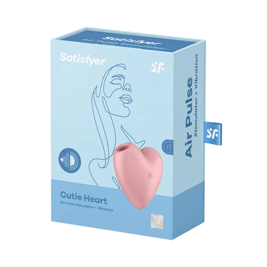 Вакуумный массажер Satisfyer Cutie Heart light red 037264SA