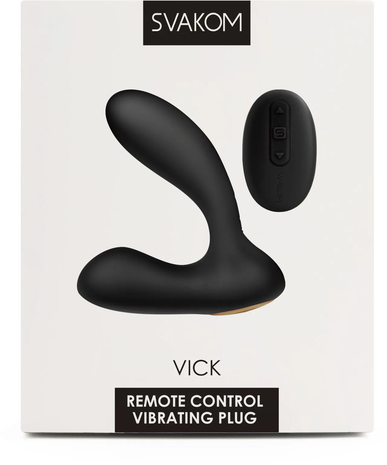 вибромассажер простаты vick black с пультом управления в Симферополе