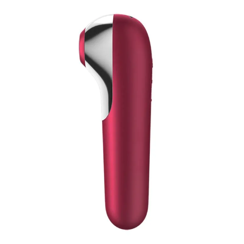 вакуум-волновой бесконтактный стимулятор клитора satisfyer dual love, красный в Симферополе