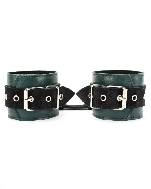 наручники lady's arsenal изумруд из кожи и замши 67023ars в Симферополе