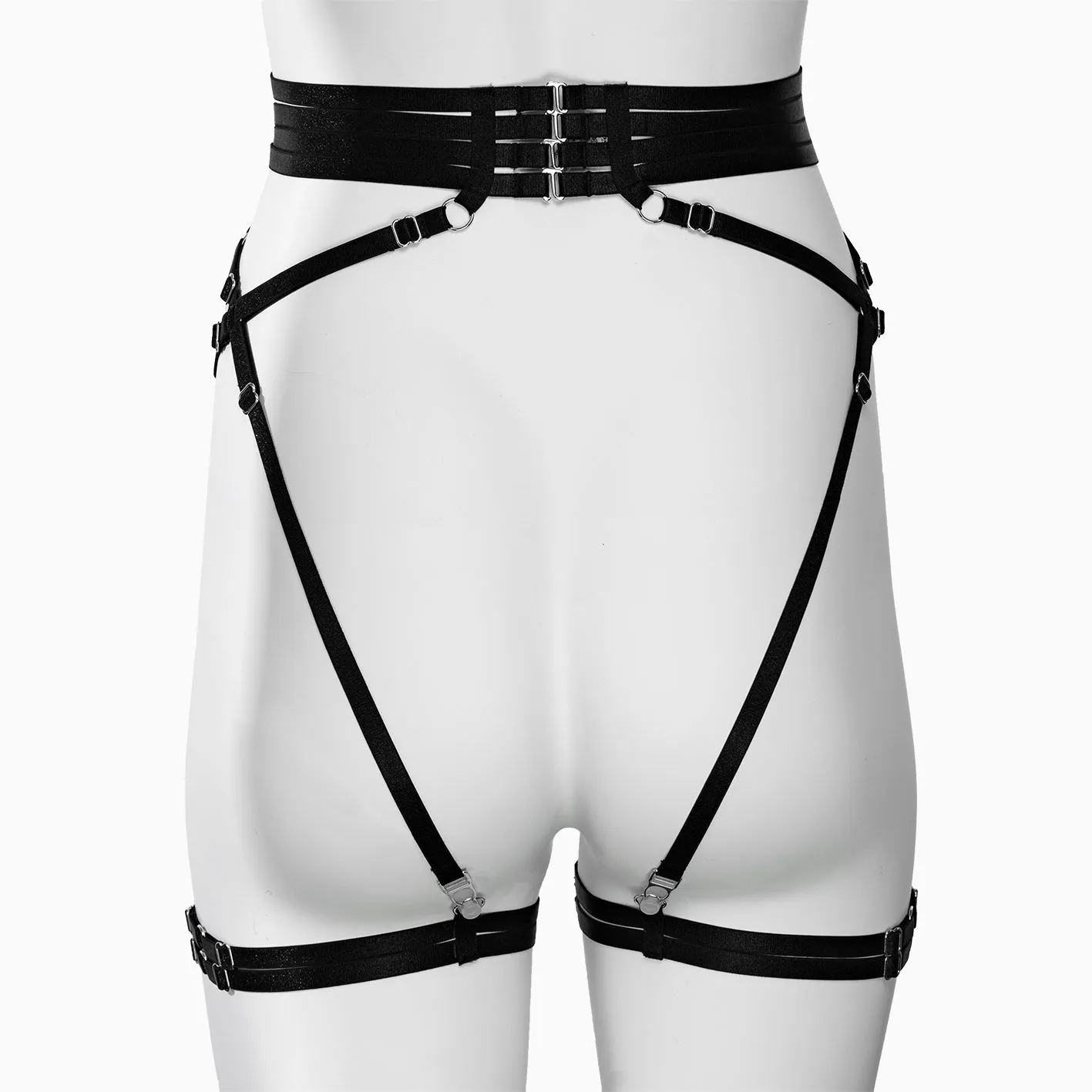 портупея pinkrabbit bandage elastic, чёрный в Симферополе