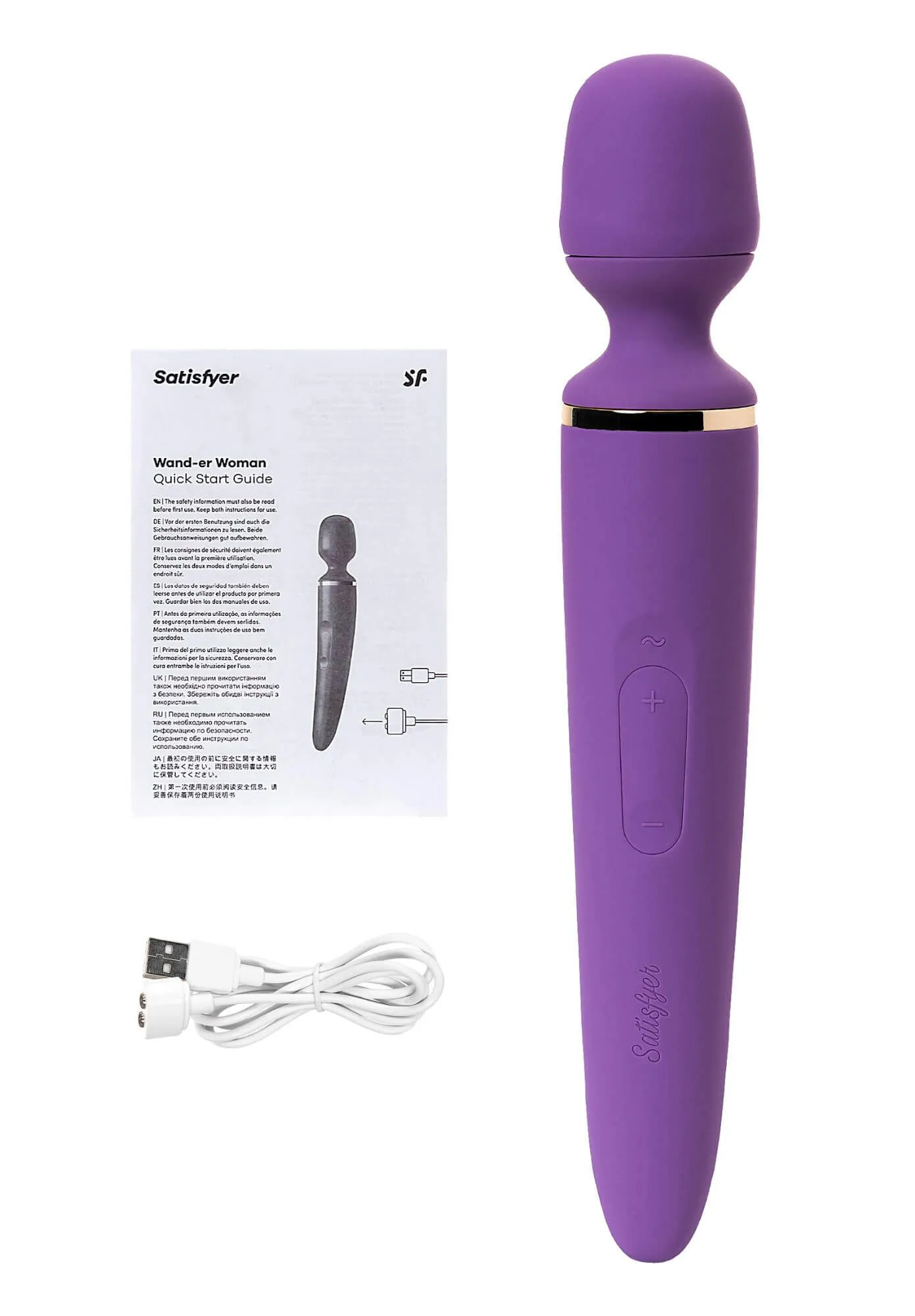 cтимулятор satisfyer wand-er woman, фиолетовый в Симферополе
