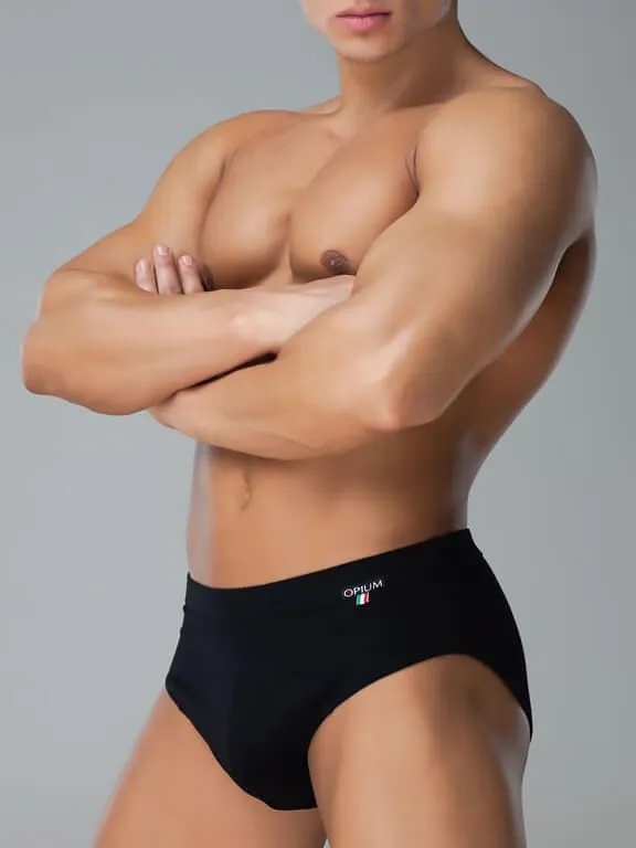 Эротическое трусы-слипы мужские opium r52, черные в Симферополе