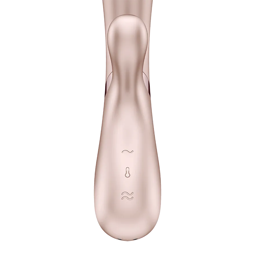 вибромассажер с подогревом и приложением satisfyer hot lover, бежевый в Симферополе